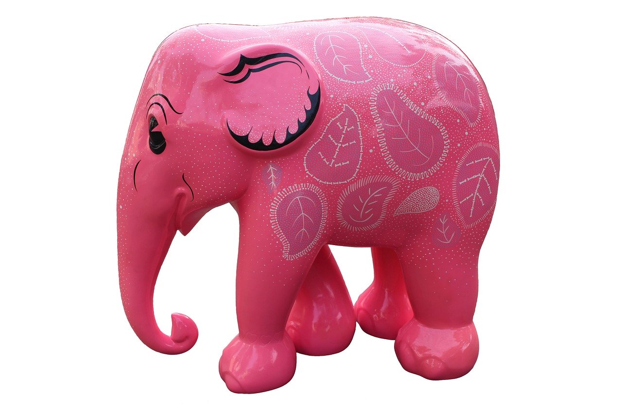 Pink Elephant Bedroom Decor